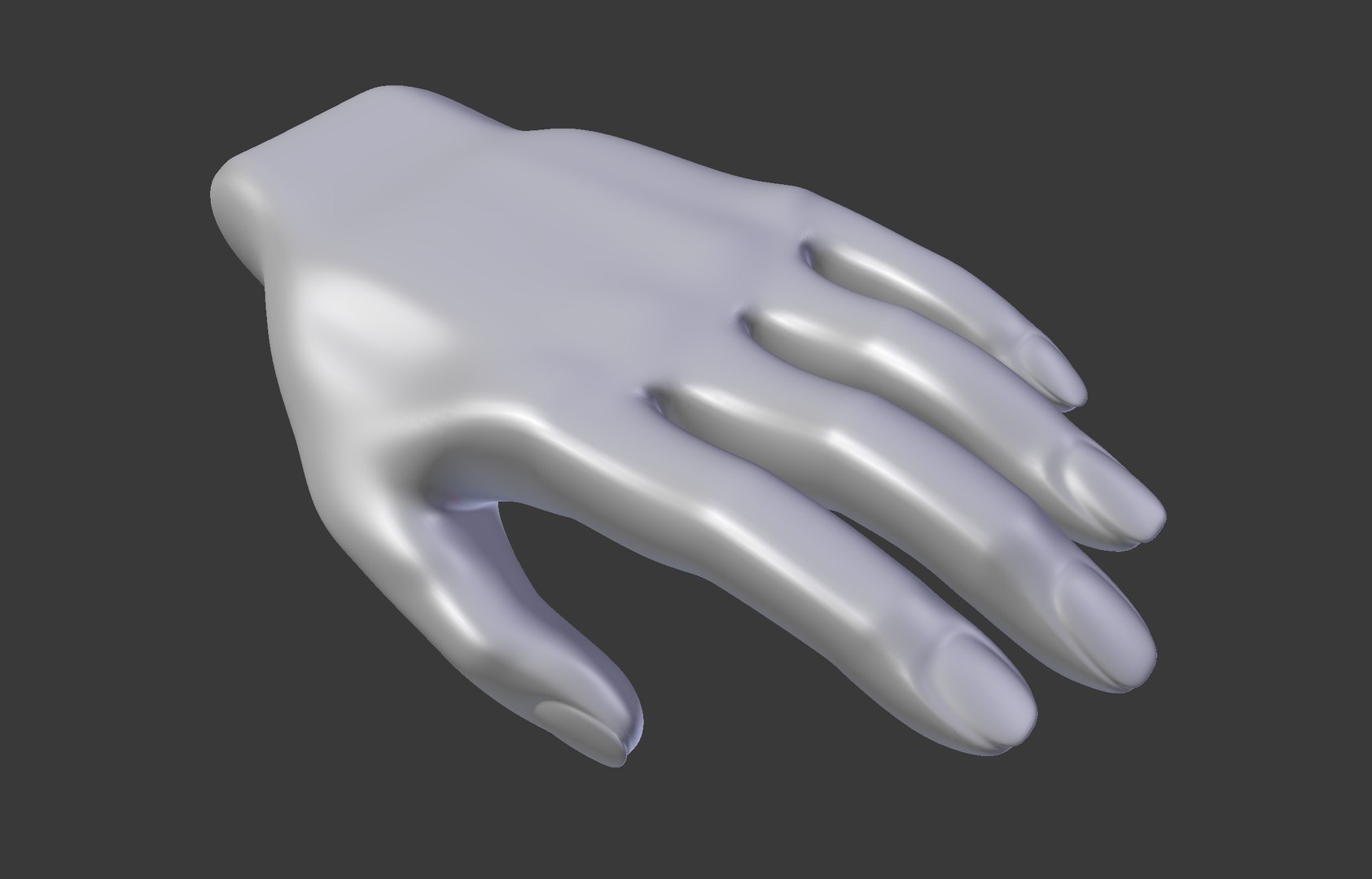 Hand Subdivision 608 Faces 3D - TurboSquid 1386289
