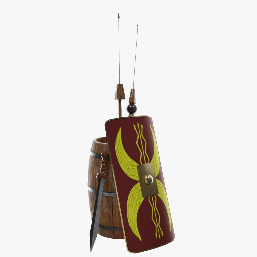 Roman Weapon Kit 3D Model - TurboSquid 2019725