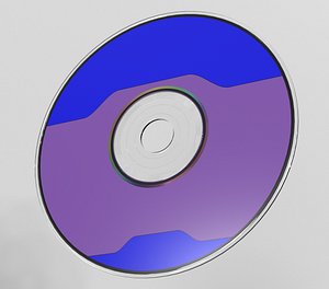 CD DVD Disk PBR 7 model