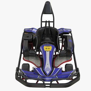 Go Kart Blue 3D model