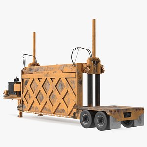 Old Mobile Car Press Yellow model