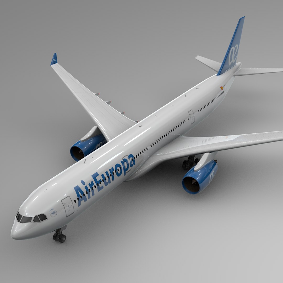 3D airbus a330-300 air europa - TurboSquid 1458068