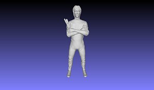 3D bruce lee model