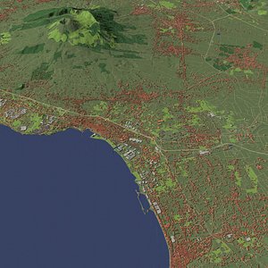 3D Pompeii Italy - city and urban model