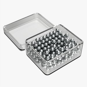 Air pistol bullet box open model