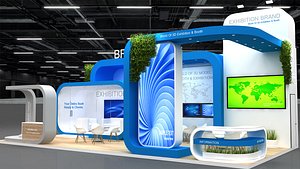 3D exhibition stall-475 model