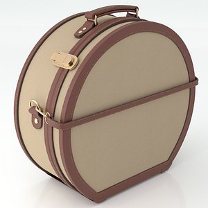Steamline Diplomat Crema Hatbox Large