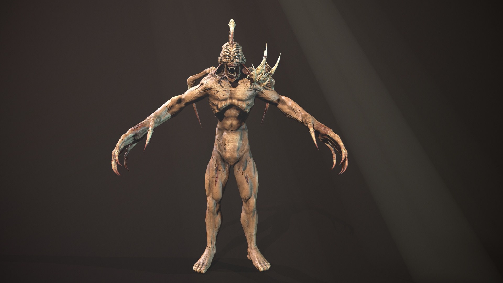 3D Character Mutant Monster Model - TurboSquid 1419537