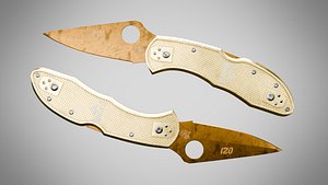 3D Knife 9 Desert FT model