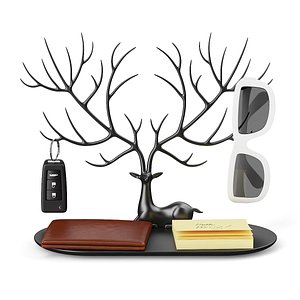 deer shaped hanger obj