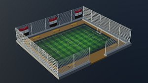 3D model Soccer Stadium - Egypt