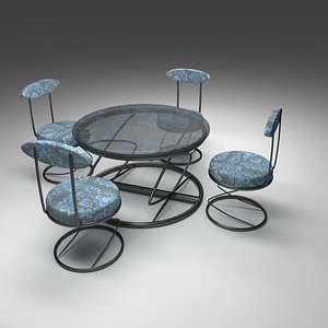 chair and table