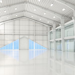 warehouse interior 3D