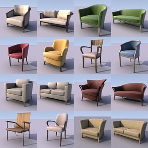 furniture armchairs sofas 3d max