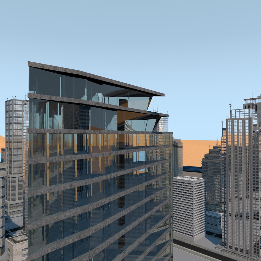 Building skyscraper model - TurboSquid 1430800