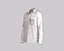Mens shirt with long sleeve and pocket detailing