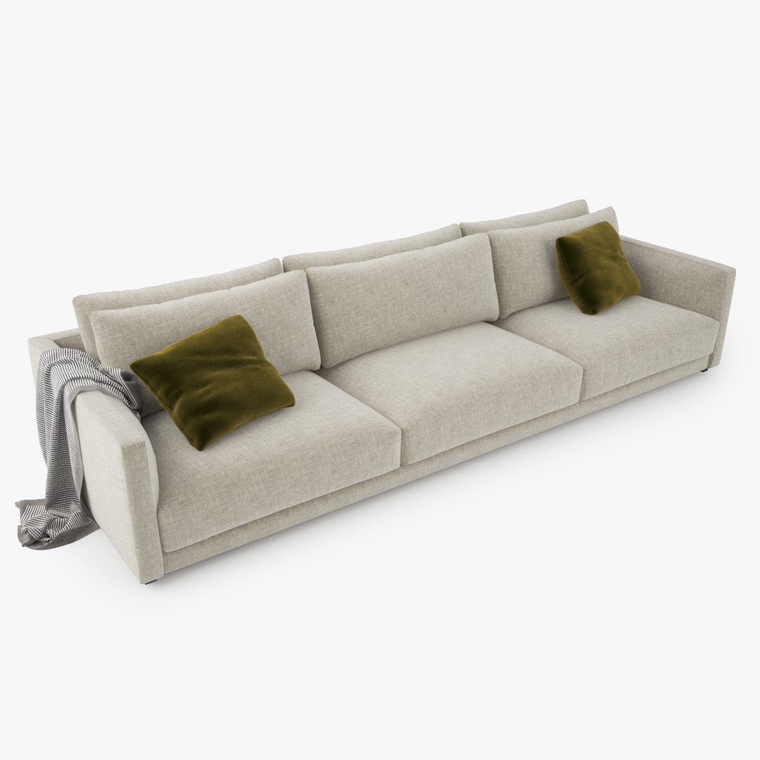 Poliform Bristol Seater Sofa 3d Max