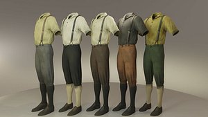 Five Farmer Man Clothes