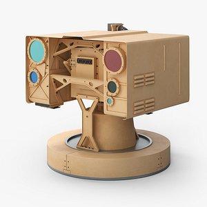 3D model Laser Weapon Turret Sand