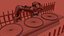 Industrial Robot Semiconductor manufacturing animation 3D model