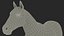 White Horse Rigged for Cinema 4D