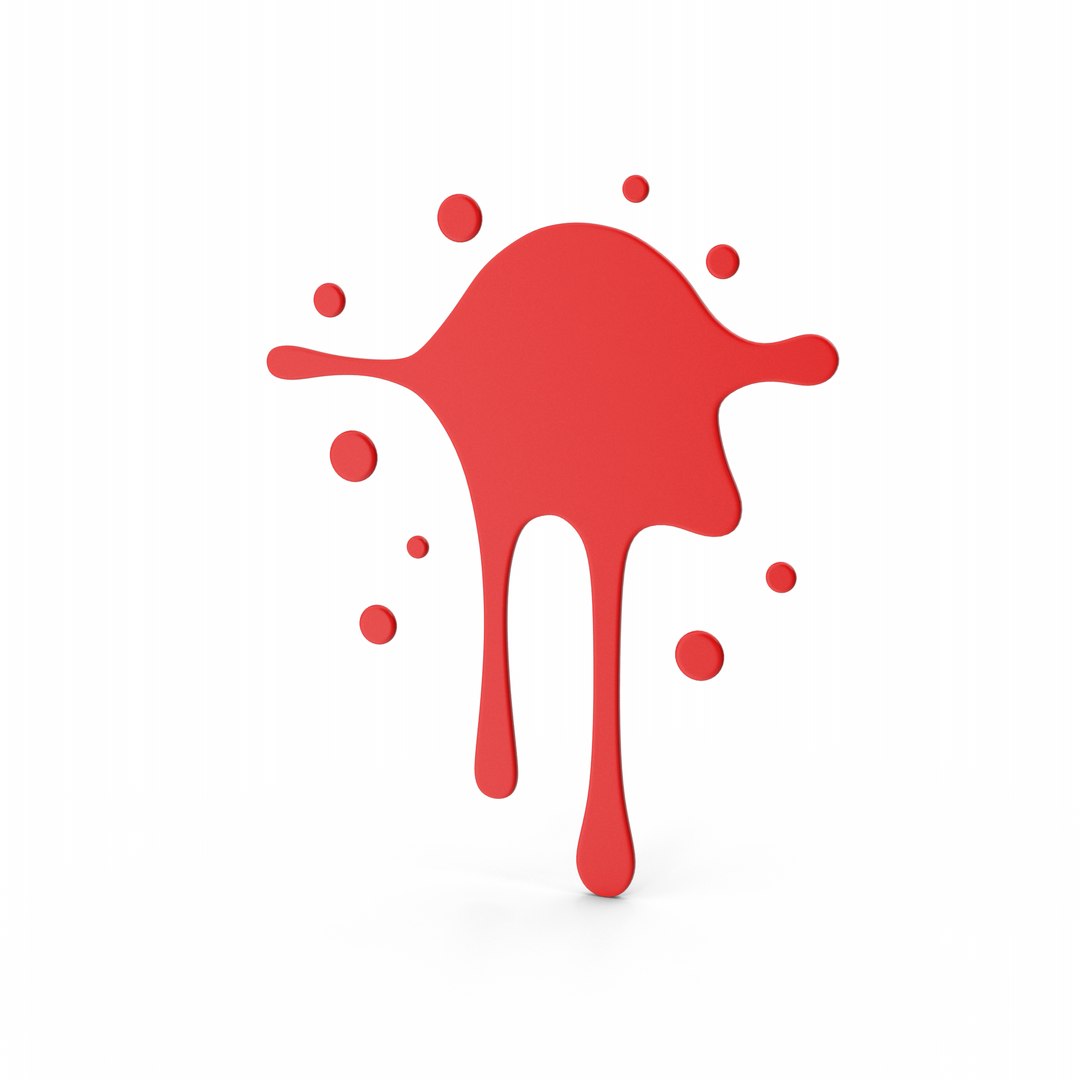 3D Red Splash - TurboSquid 2112966