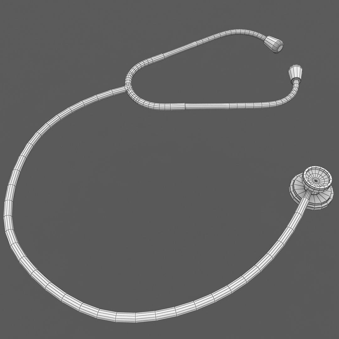 3D Stethoscope Medicine Model TurboSquid 1390143