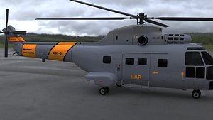 helicopter 3D model