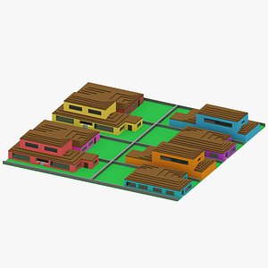 3D model Voxel City