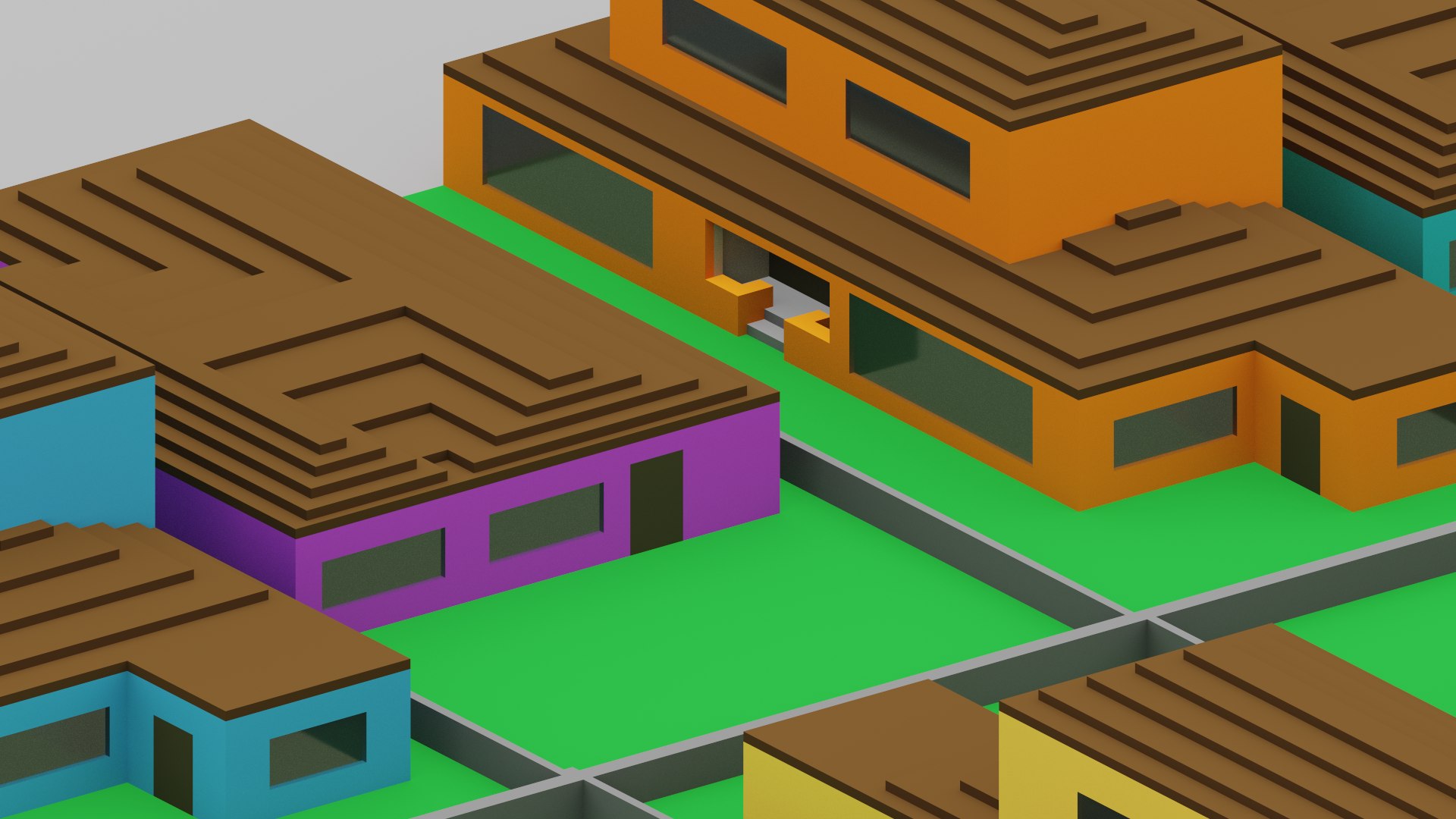 3D Model Voxel City - TurboSquid 1872244