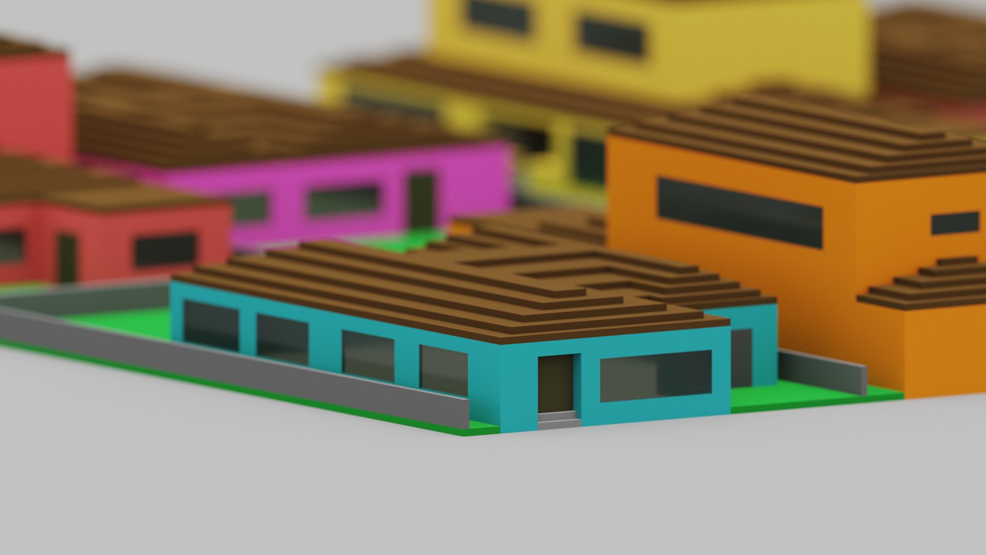 3D Model Voxel City - TurboSquid 1872244