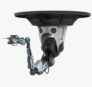 Robotic Arm 02 low poly