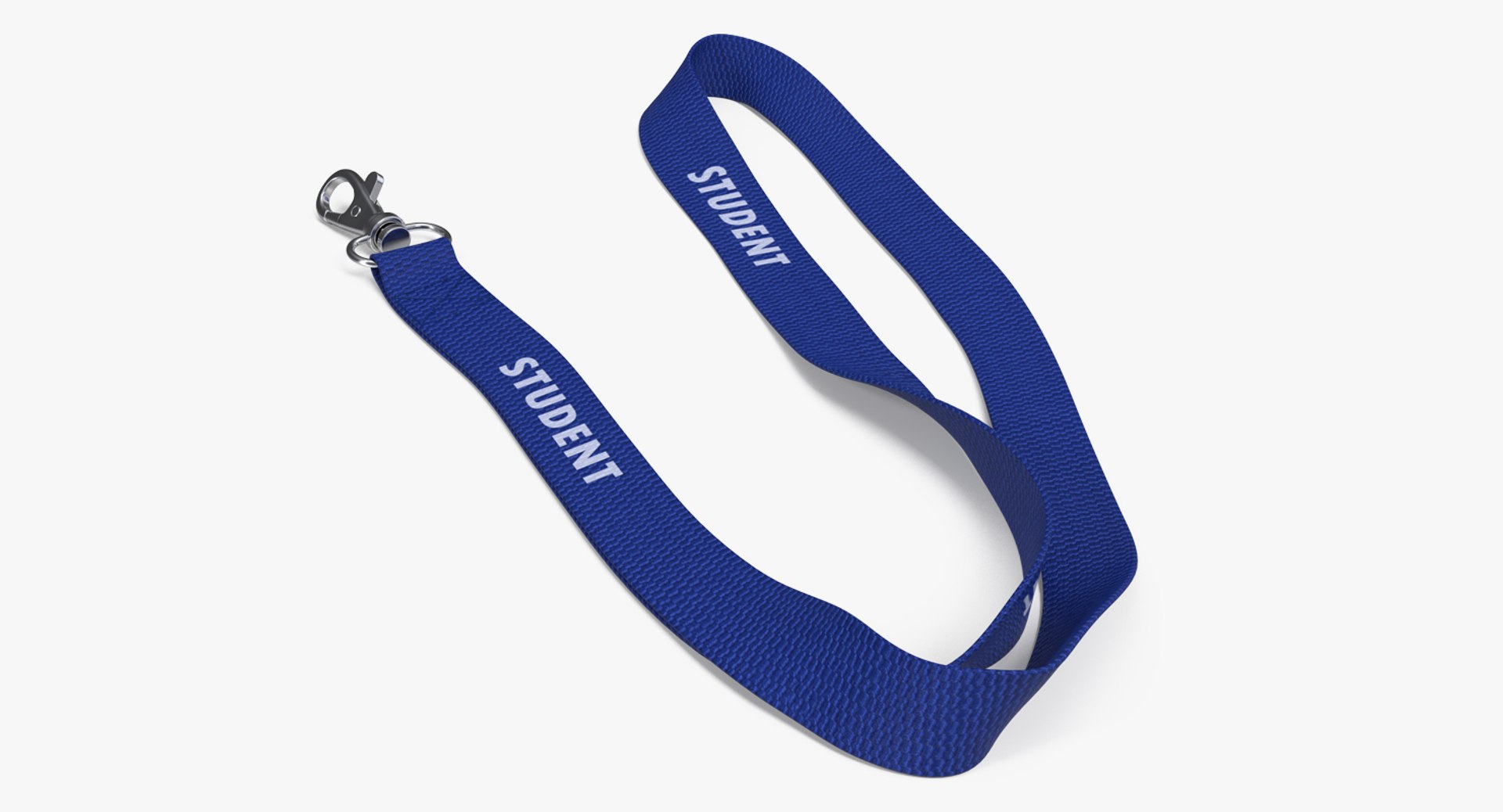 Student Lanyard 3D model preview