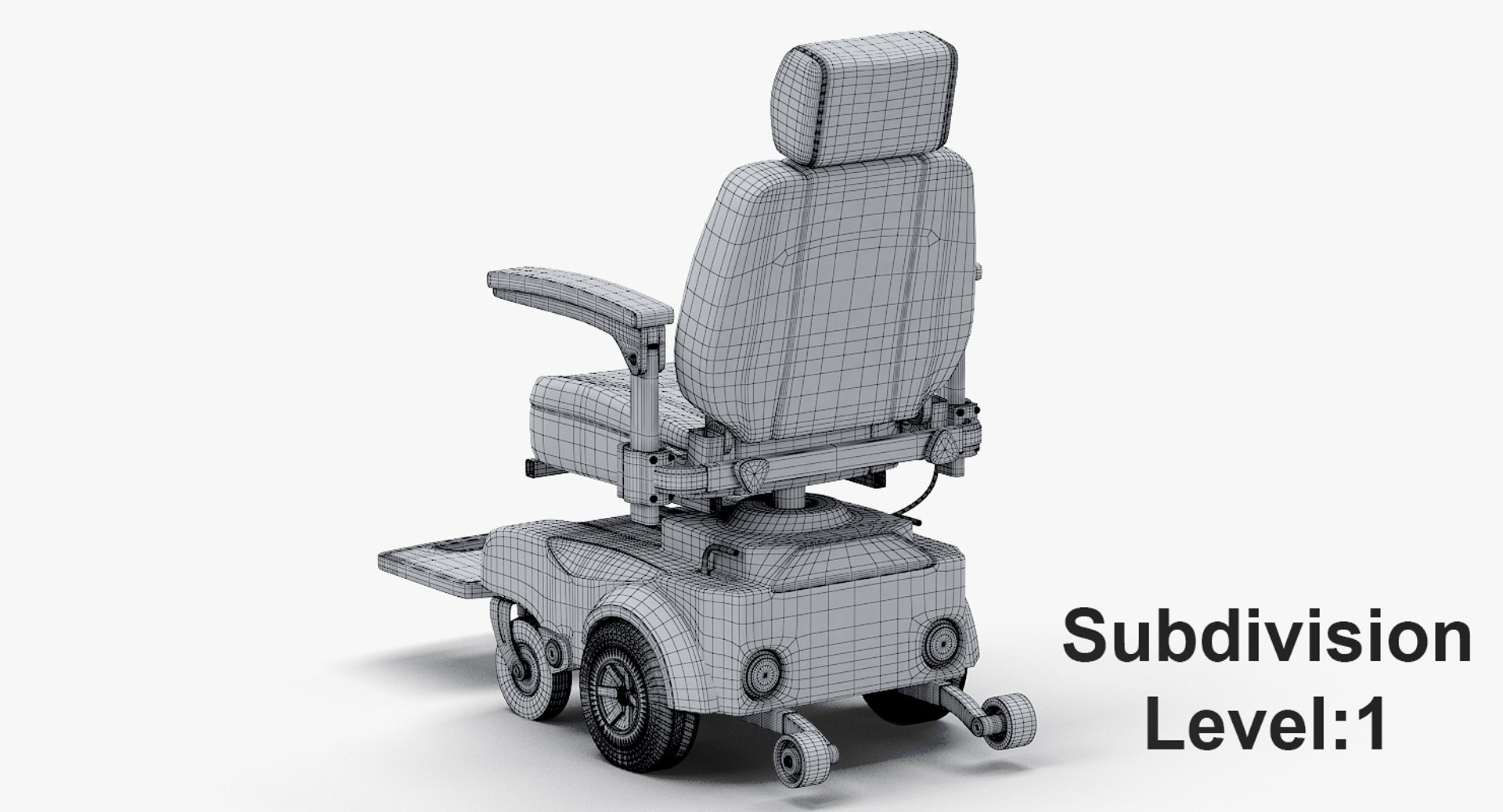 3D Power Wheelchair Sunfire Model - TurboSquid 1377194