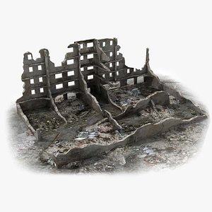 Ruined Building World War 2 01