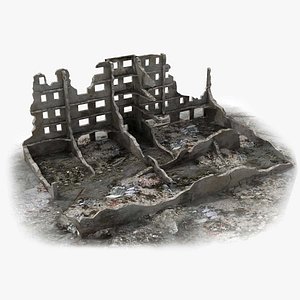 Ruined Building World War 2 01