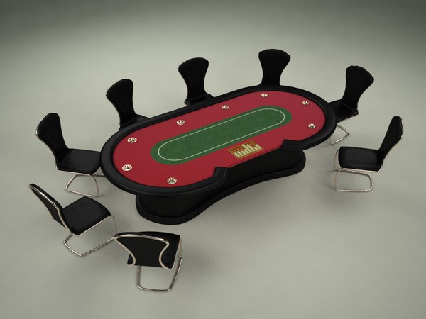 3ds texas poker table