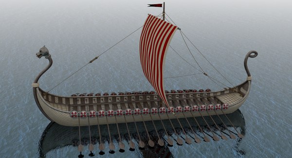 Viking boat model - TurboSquid 1303919