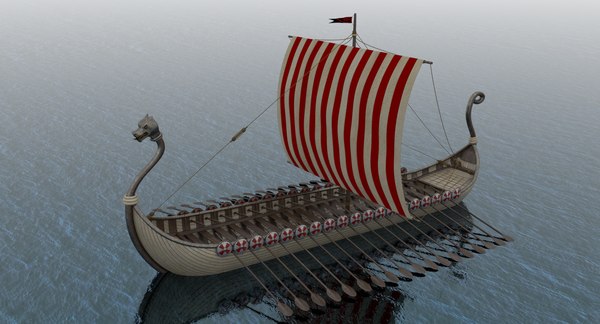 Viking Boat Model - Turbosquid 1303919