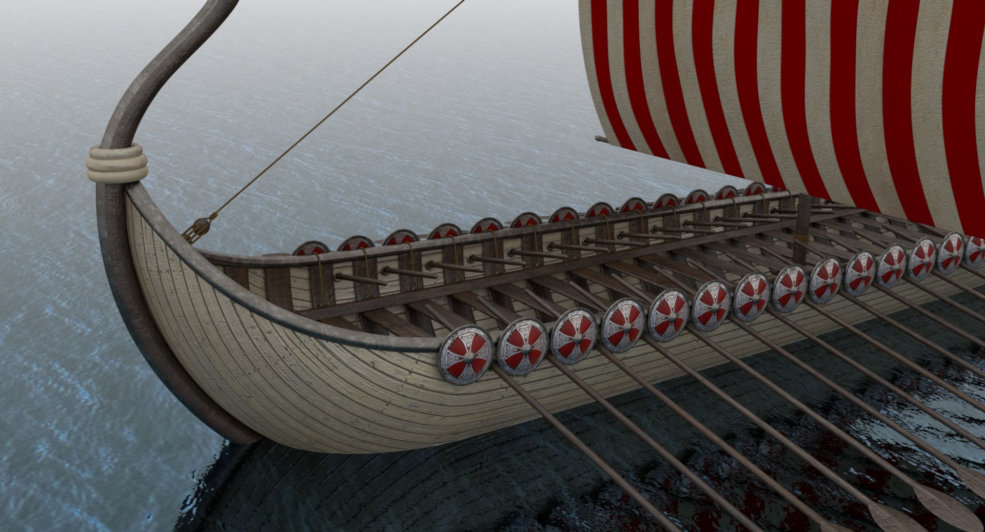 Viking boat model - TurboSquid 1303919