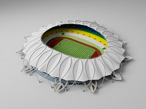 Football Stadium Arena Sports Venue PBR Game Ready 3D