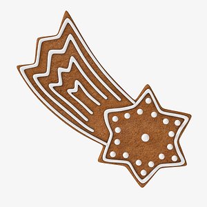 gingerbread star cookie 3D model