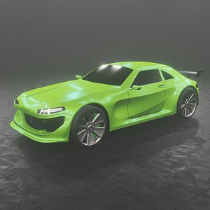 3D hussam car 22 model