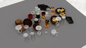 3D Table Asset 3D model model