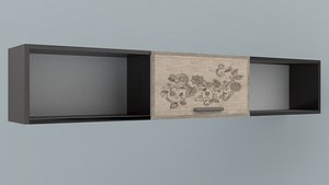 shelf wood 3D model