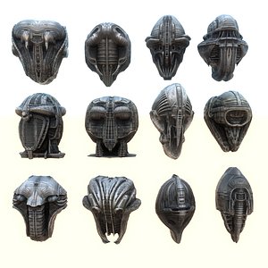 Alien spaceships Sci Fi Pack 12