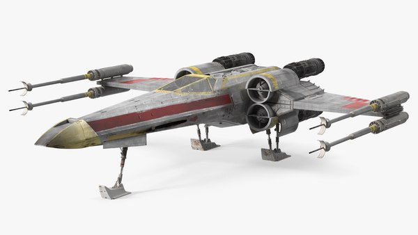 特撮 STAR WARS X-Wing Fighter Star Wars X-Wing Fighter 3D Model $149 - .3ds .c4d .fbx .lwo