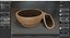 3D Wooden Scoop and Bowl