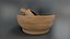 3D Wooden Scoop and Bowl