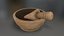 3D Wooden Scoop and Bowl